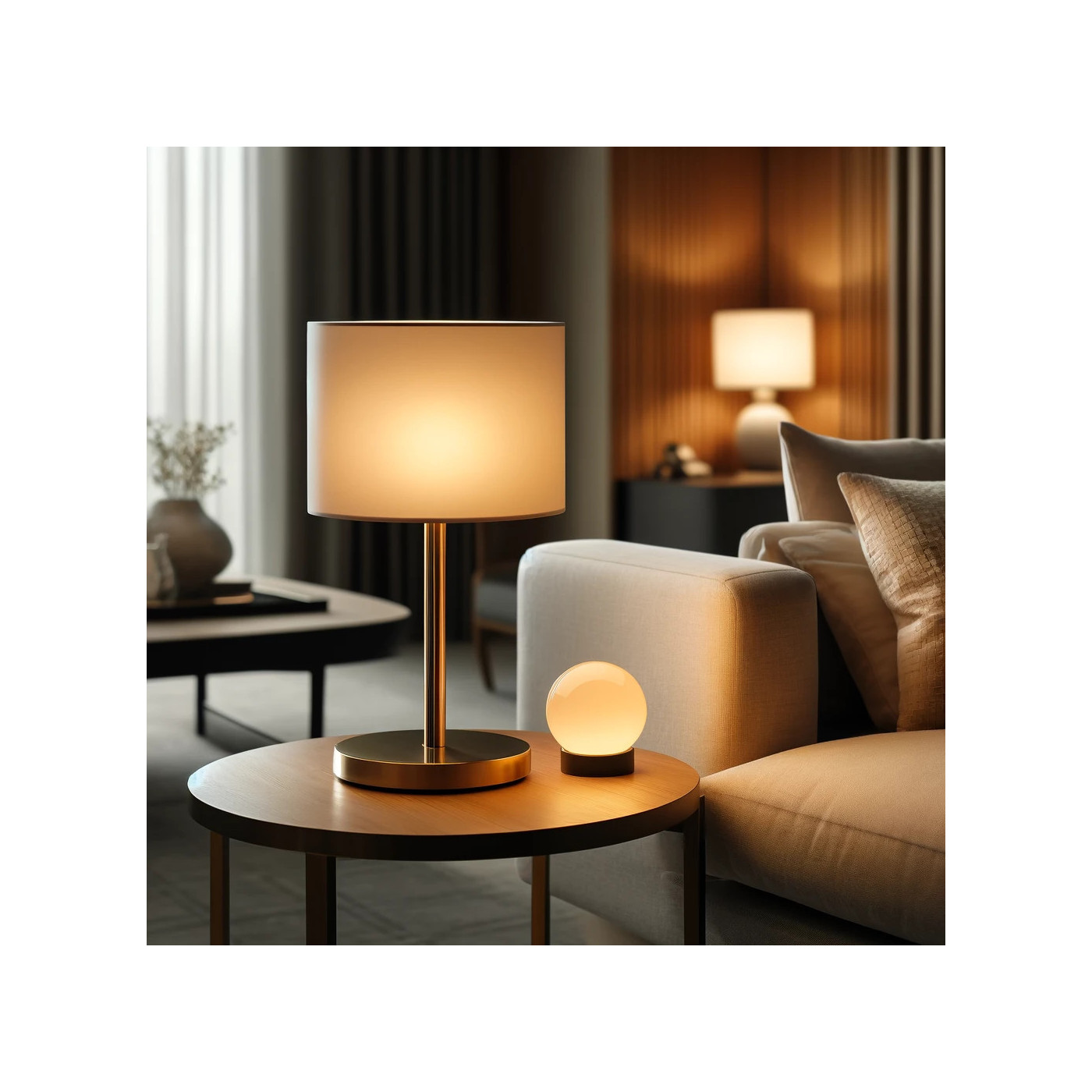 Lampka LED SmartDesk z ładowaniem Qi | Regulacja barwy